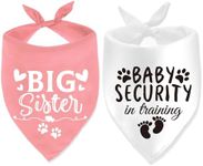 Dog Bandana Pregnancy Announcement Big Sister Dog Bandana Baby Security in Training Printed Dog Bandanas Baby Announcement Dog Bandanas Pregnancy Dog Bandana for Dogs Pet Scarf Accessories