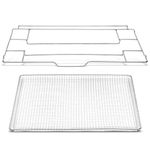 New upgrade Air Fry Tray for 30" Oven Compatible with Frigidaire Wall Ovens, Ranges, and Wall Oven/Microwave Combinations，Oven Rack Measures 25" x 16" x 1.75"