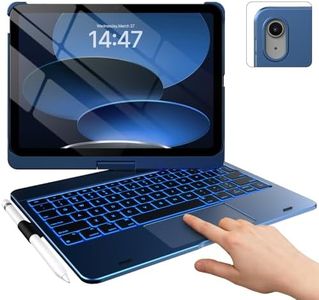 typecase Touch iPad A16 11th/10th Gen Case with Keyboard, 360° Rotating