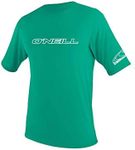 O'Neill Wetsuits Youth Basic Skins UPF 50+ Short Sleeve Sun Shirt, Seaglass, 10