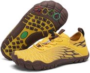 SAGUARO Kids Water Shoes Quick Dry Five Toe Barefoot Shoes Swim Shoes for Boys Girls Lightweight Beach Pool Aqua Socks for Swimming Surfing Camping