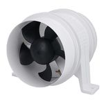 4" Attwood Turbo 4000 Bilge Blower In Line Cabin Ventilation Fan 12v 145 CFM