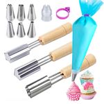 Cupcake Corer Tools Muffin Cake Pastry Corer Model Plunger Hole Cutter Digging Holes Decice Cupcake Filler Stainless Steel Reusable Corer Kitchen Cookie Baking Filling Decorating Cupcake Accessories