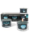 TRINIDa Scented Candles Gifts for Men, 3 Black Candles for Aromatherapy & Relaxation, 30h Luxurious Filled Votive Candles Set (Gentlemen Trio Collection)