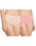 Van Heusen Women Hipster Panty - Cotton Spandex - Pack Of 2 - Anti Bacterial, Moisture Wicking, Full Coverage_11113_Assorted_M