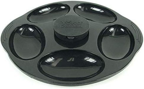 YOKO DESIGN 1188 cuit Pommes de Terre, Silicone/Platine, Noir, 28 cm