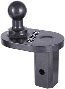 NAKANEKO GNXA4085,4” Offset Gooseneck Ball,Heavy Duty Trailer Hitches Gooseneck Hitch Extender,20000 lbs GTW,5000 lbs VTW,2-5/16 Inch Diameter Ball