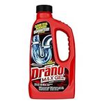 Drano Max Gel Dain Clog Remover and Cleaner for Shower or Sink Drains, Unclogs and Removes Hair, Soap Scum, Bloackages, 32 oz