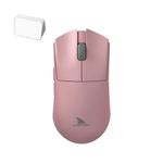 MOTOSPEED Darmoshark M3s Mini Wireless Gaming Mouse,Tri-Mode connectivity(2K,Bluetooth,Wired),26000DPI Sensor,Lightweight 54g,5 programmable Buttons,124 Hr Battery Life,for PC Laptop(Pink)