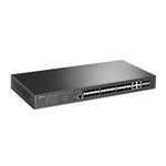 TP-Link JetStream 24-Port SFP L2+ Managed Switch with 4 10GE SFP+ Slots (TL-SG3428XF) - SDN Integrated, Cloud Access & Omada App