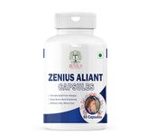 Zenius 100% Natural Ayurvedic Aliant Capsules for Allergic Reactions, Reduces Mild Asthma, Sneezes, Reduces Congestion And Skin Redness - 60 Capsules (Pack of 1)