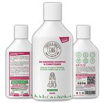 C&G Pets | De Shedding Shampoos & Conditioners For Dogs 500ml | Reduces Excessive Shedding Promotes Healthy Skin & Coat | 100% Natural Dog Shampoo And Conditioner | Show Standard Shine (500ML)