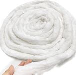 Beauty Thick Cotton Coil Pure White 200g 39Feet for Manicures and Salon