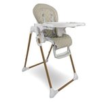 My Babiie MBHC11 Deluxe Highchair – Adjustable, 3 Recline Positions, 6 Height Settings, Removable Tray, Padded Seat, Foldable, for Toddler, from 6 Months to 3 Years (15kg) – Quilted Oatmeal