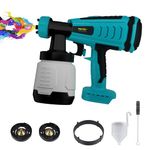 Cordless Paint Sprayer for Makita 18V Battery,Mellif Electric HVLP Fence Paint Spray Gun With 800Ml Paint Bucket,3 Sized Spray Nozzles 3 Patterns for Walls,Celling,Decking(No Battery,Only Tool)