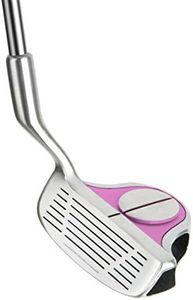 Intech EZ Roll Pink/Satin Ladies Left Handed Chipper Golf Club, Short Distance Approach Chipping Club for Women