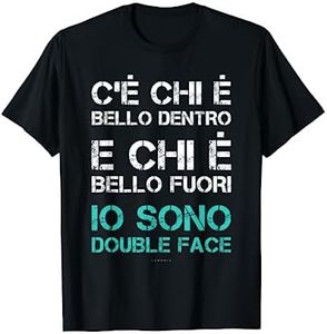 Magliette Uomo Divertenti Ironiche Bello Dentro Fuori Maglietta
