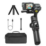 AOCHUAN Gimbal Stabilizer for Go Pro, Handheld Gimbal with 360° Rotation for Video Recording, 3-Axis Gimbal Stabilizer Compatible with Hero 12/11, Osmo Action, Insta360 ONE R,Sony RX0-Smart G1