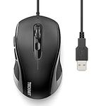 TECKNET Wired Mouse, USB Wired Comp