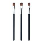 3Pcs Eyeshadow Brush Make up with Soft Synthetic Hairs,Eyeshadow Applicator Blending Foundation Concealer,Eyebrow,Eyeliner