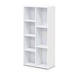 Furinno Luder 7-Cube Reversible Open Shelf, White