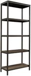 Sauder North Avenue Tall Bookcase/Book Shelf, L: 23.47" x W: 11.58" x H: 56.77", Smoked Oak finish