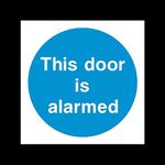 This Door is Alarmed Sticker/Self A