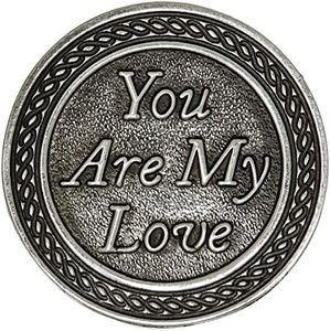 Cathedral Art (Abbey & CA Gift) PT468 You are My Love Pocket Token, 1-Inch, One Size, Silver