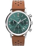 Timex Men Analog Quartz Watch with Leather Strap TW2W10100VQ