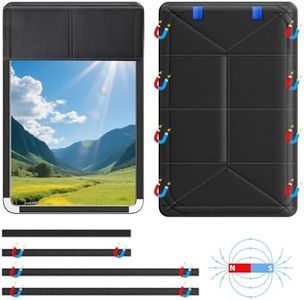 TICARVE RV Accessories Blackout Shades for Window/Door/Skylight 16"*25"Magnetic Foldable Blackout Cover DIY Blocked Area Sunshade for Camper Privacy/Anti-Uv/Insulation with Magnetic Easy Installation