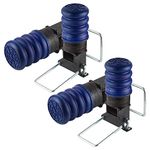 SuperSprings Trailer SumoSprings for Trailer Axle with 3000-5000 GAWR, Spring-Under Axle Configuration | 500 lb Capacity at 50% Compression | 4-Pack, Made in The USA | TSS-106-40