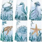 Boyiee Set of 6 Beach Kitchen Towel