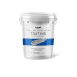 Tapel 2-Part Epoxy Floor Coating Kit – Self-Leveling High Gloss Finish, Chemical & Abrasion Resistant Concrete Sealer for Garage, Basement & Workshop – 4L Covers 20 m² (ONE COAT), Light Grey