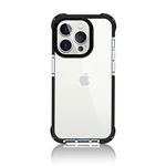 GRIPP® Evo Case Compatible with iPhone 14 Pro Max (6.7") Military Grade Drop Tested with Dual Shock 4 Corners Air-Guard Protection Ultra Hard & Shock Absorb Bumper Back Cover - Black