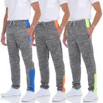 DARESAY Dry-Fit Sweatpants for Men - Track Pants Men - Stretchable Workout Clothes - Comfy and Soft Moisture Wicking (3-Pack)