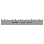 Starrett Intenss Pro-Die Band Saw Blade, Bimetal, Intenss Tooth, Raker Set, Positive Rake, 120" Length, 1/2" Width, 0.035" Thick, 10-14 TPI