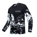 JPOJPO Jersey Men MX Motocross Jerseys Dirt Bike Downhill Racing Shirt Riding Green