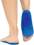 Envelop Gel Orthotics for Women and Men - Shoe Heel Insoles for Running, Hiking - Heel Cup Cushion Half Inserts - Reduce Foot Pain from Plantar Fasciitis, Spurs, Achilles and Arch Issue