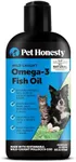 PetHonesty Omega-3 Fish Oil for Dogs - Pet Liquid Food Skin & Coat Health Supplement - EPA + DHA Fatty Acids, May Reduce Shedding & Itching- Supports Immunity, Hip Joint, Brain & Heart Health - (16oz)