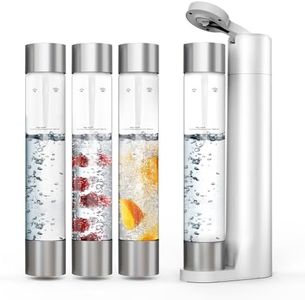 Sparkling Water Maker, Soda Maker Carbonator Machine, 1L BPA Free Bottle(Only 1 Bottle), Seltzer & Carbonated Beverage Dispenser, Water Carbonation Fizz Maker(CO2 NOT Included)