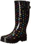 Western Chief Women's Printed Tall Rain Boot, Ditsy Dots, 7 M US