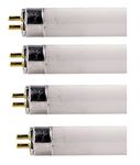 Long Life Lamp Company 4 x T5 6w Flourescent Tube (225mm inc pins) 3500k White