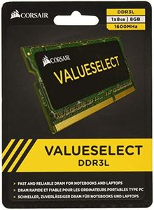 Corsair CMSO8GX3M1C1600C11 Value Select 8GB (1x8GB) DDR3 1600Mhz CL11 Mémoire RAM Noir