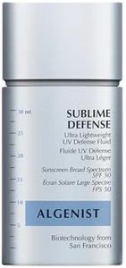 Algenist Sublime Defense Ultra Lightweight UV Defense Fluid SPF50 - Sheer, Oil-Free Face Sunscreen with Vitamin E, Echinacea & Green Tea - Non-Comedogenic & Hypoallergenic Skincare (30ml / 1oz)