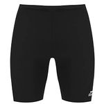 Slazenger Mens Swimming Jammers Swimming Trunks Shorts Briefs Black L