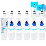 6-Pack Replacement LT700P Water Filter for LG, Kenmore, Sears Refrigerators - Compatible with LG LT700P, LG ADQ36006101, LG ADQ36006101-S, LG ADQ36006102, LG ADQ36006102-S, Home Depot HDX 107021