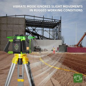 Huepar 800M Green Rotary Laser Level – High Visibility, Outdoor Use