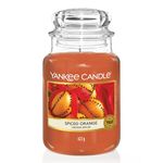 Yankee Candle Scented Candle | Spiced Orange Large Jar Candle | Long Burning Candles: up to 150 Hours | Perfect Christmas Gifts for Women