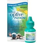 Refresh Optive Fusion Ophthalmic Solution, Dual-action Formula, Dry Eye Relief, Contact Lens Compatible, 10ml