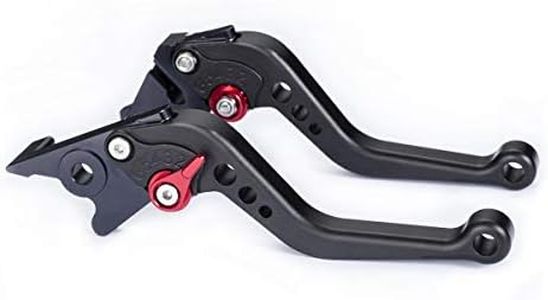 Hopider Short Brake Clutch Levers Compatible with GROM MSX125 2014-2019, CBR250R 2011-2013, CBR300R/CB300F/FA 2014-2019, CB400F/CB400R 2013-2015, CBR500R/CB500F/X 2013-2019, Monkey 125 2018-2019,Black